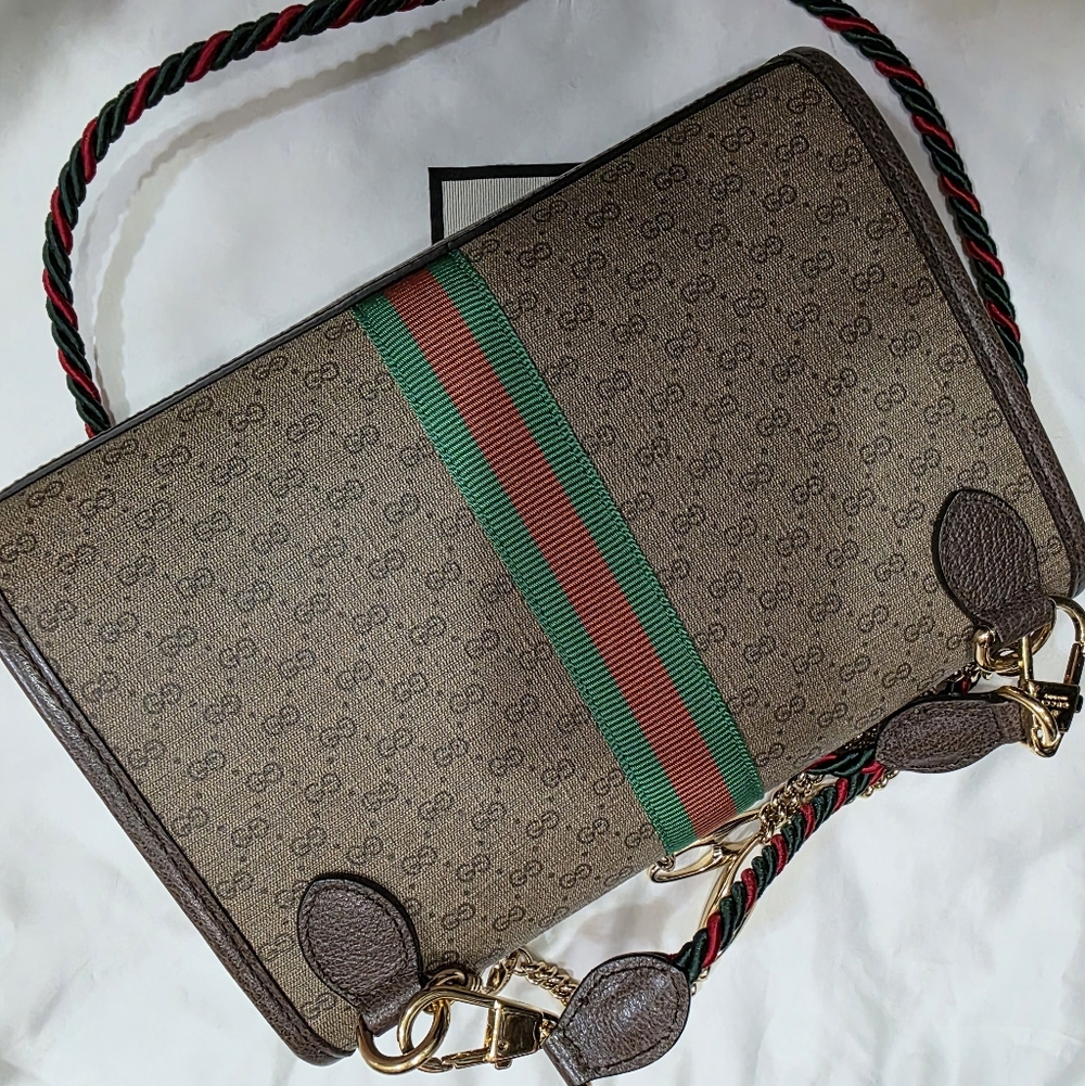 Gucci Rajah leather handbag - Picture 4 of 7